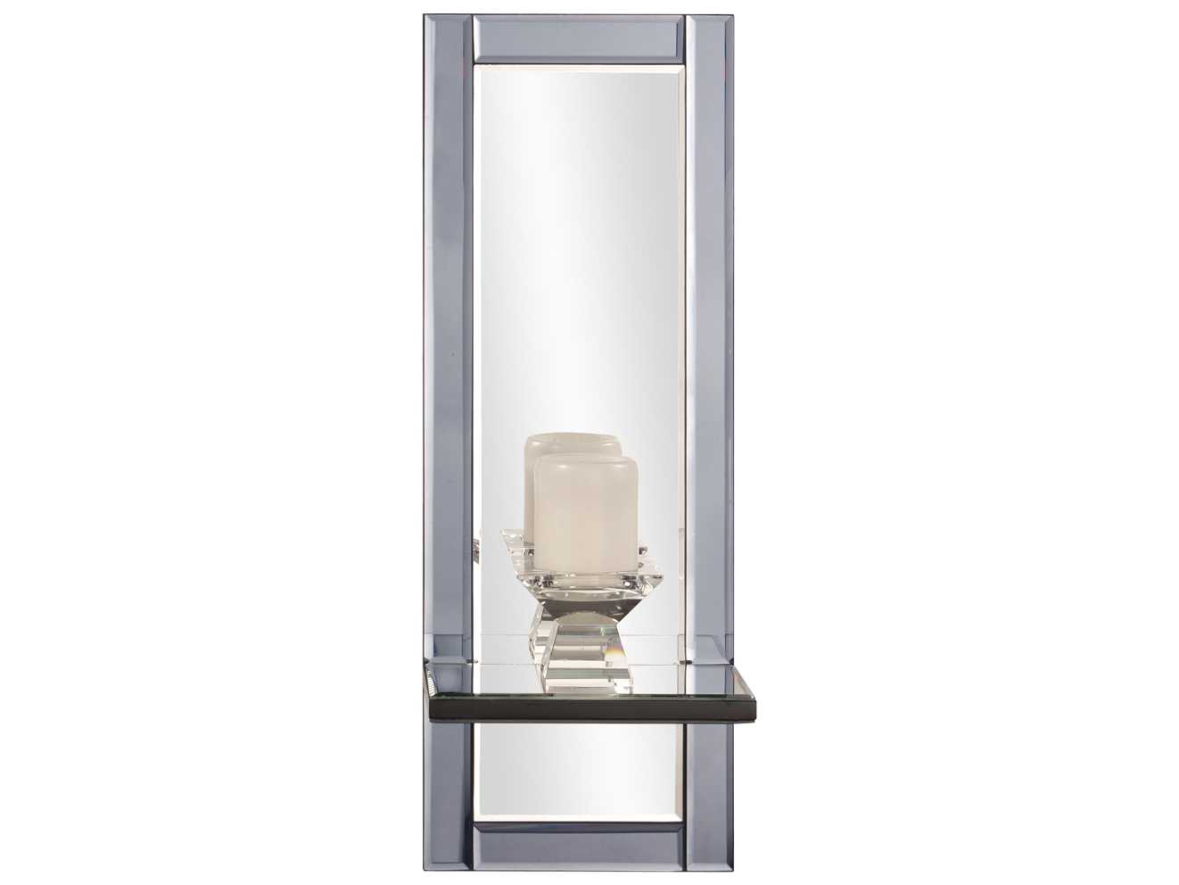 Howard Elliott Emerson Modern Wall Mirror & Shelf