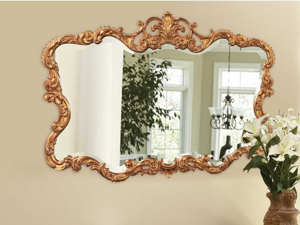 Howard Elliott Talida Gold Wall Mirror