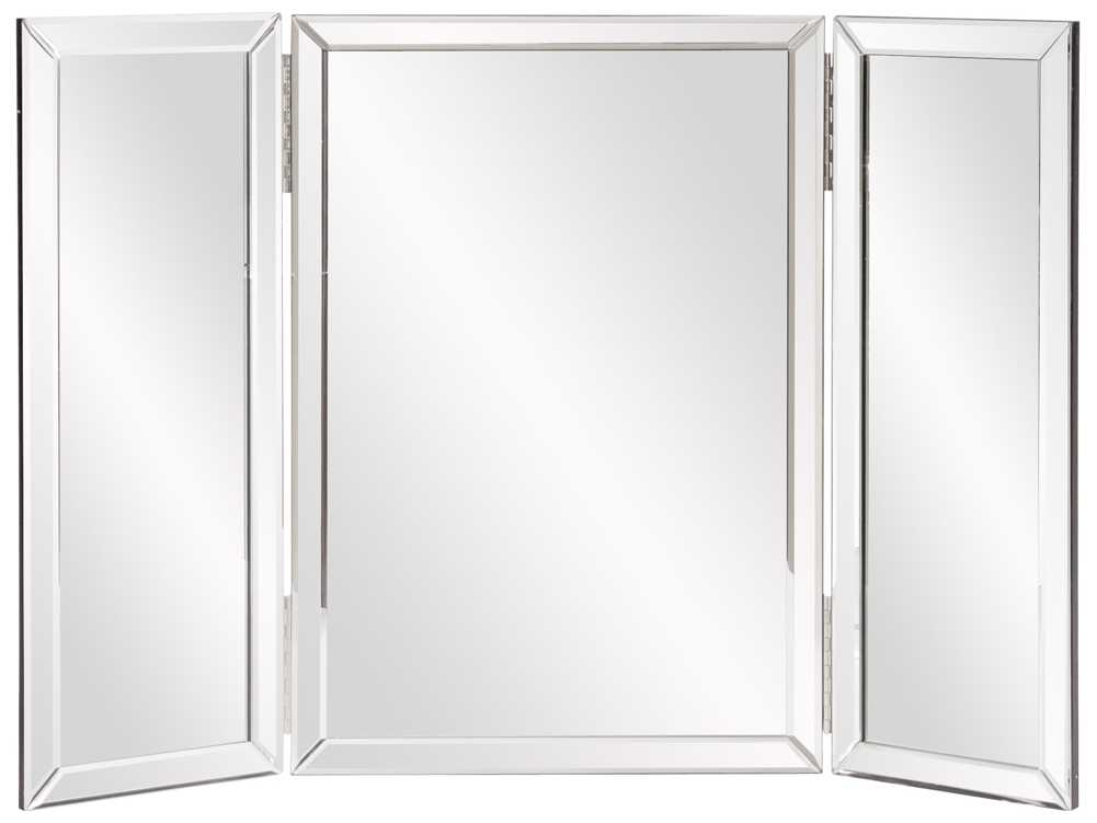 Howard Elliott Tripoli Trifold Vanity Wall Mirror