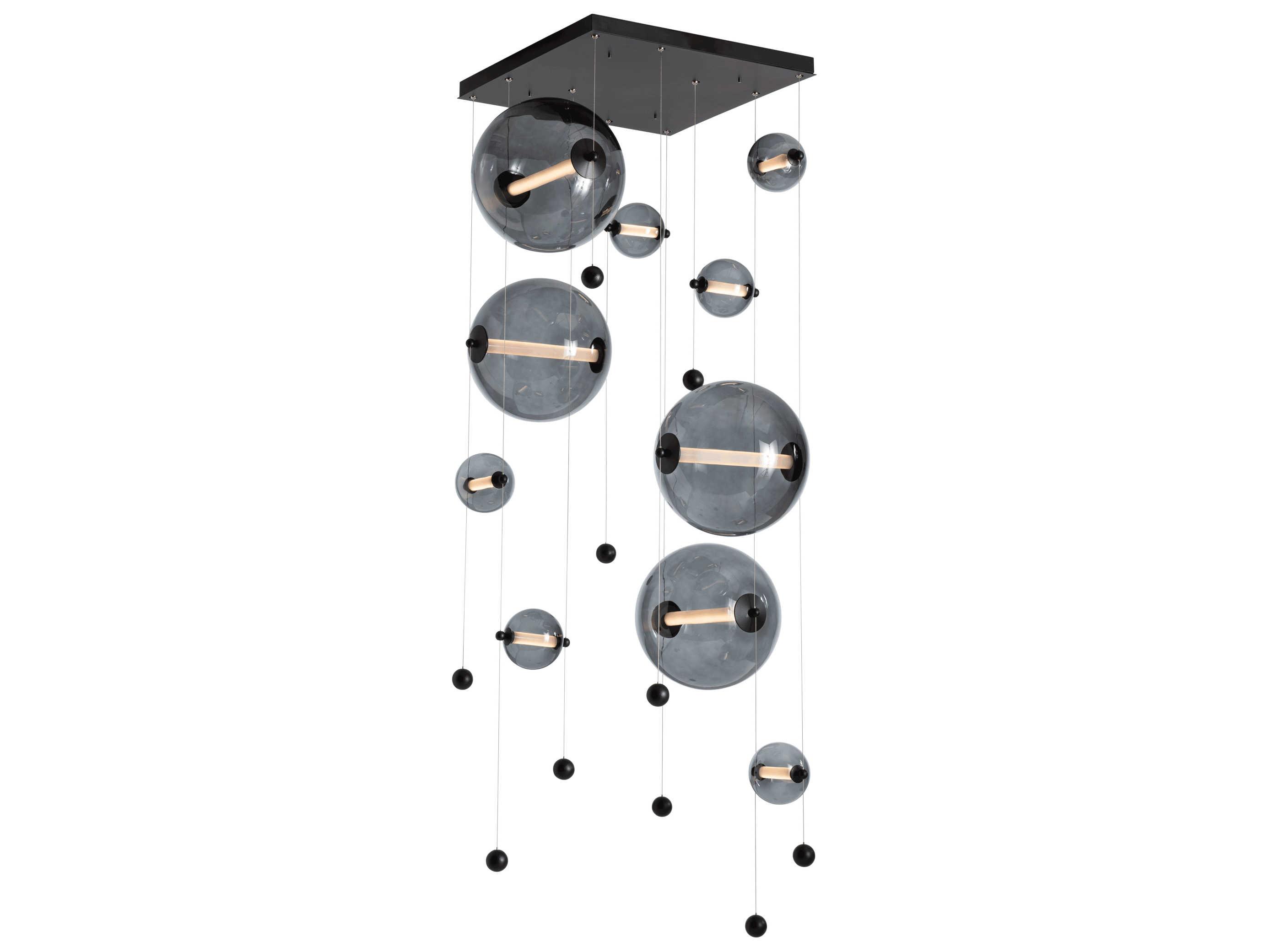 Hubbardton Forge Abacus 10-Light Glass LED Globe Pendant