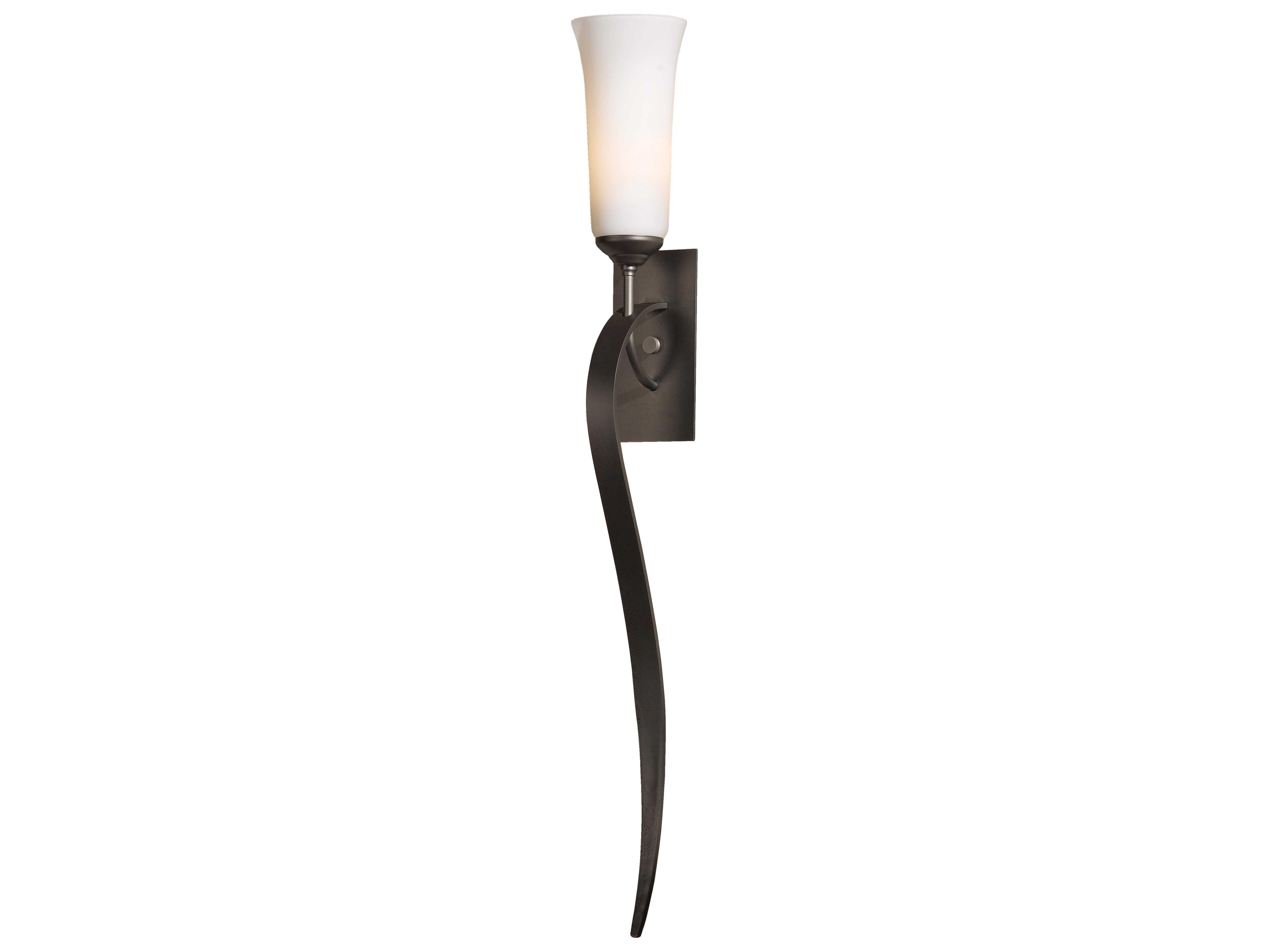 Hubbardton Forge Sweeping 1-Light Glass Wall Sconce