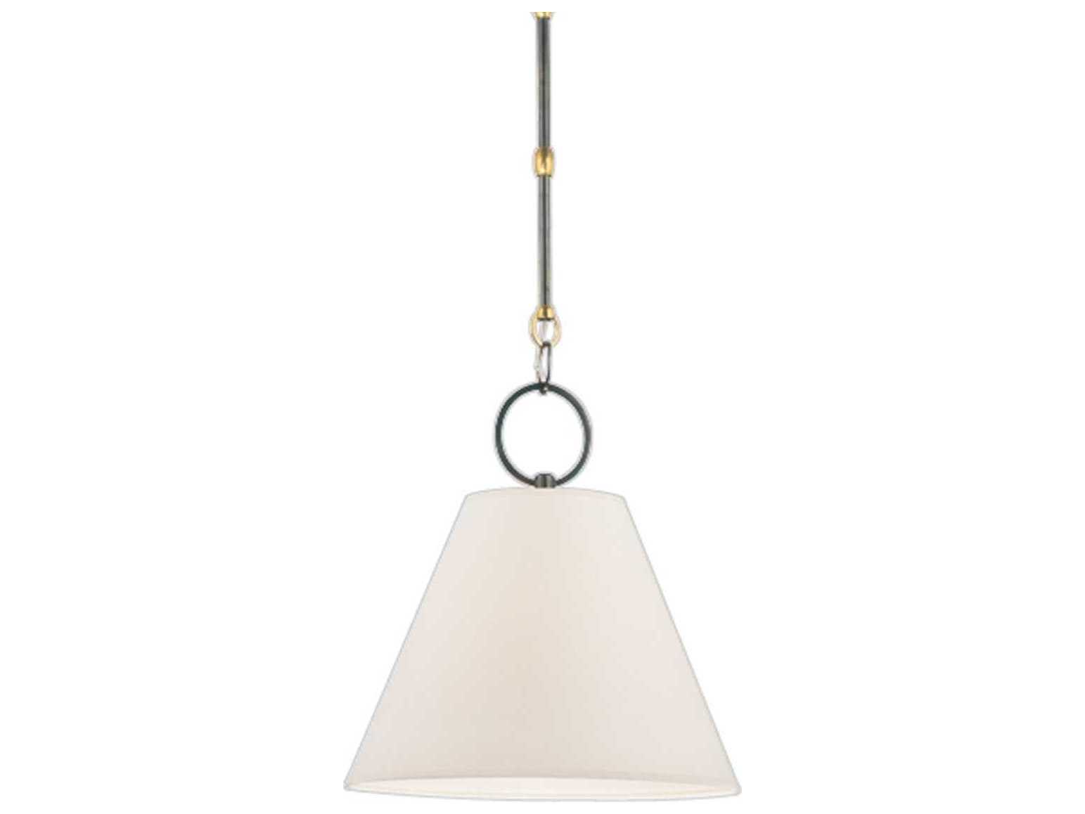 Hudson Valley Altamont 1-Light Distressed Bronze Off White Empire Pendant