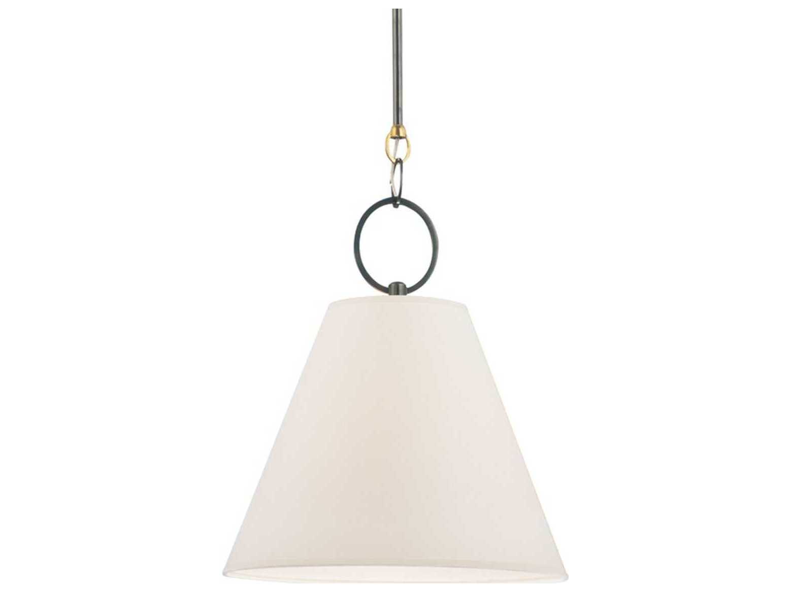 Hudson Valley Altamont 1-Light Distressed Bronze Off White Empire Pendant