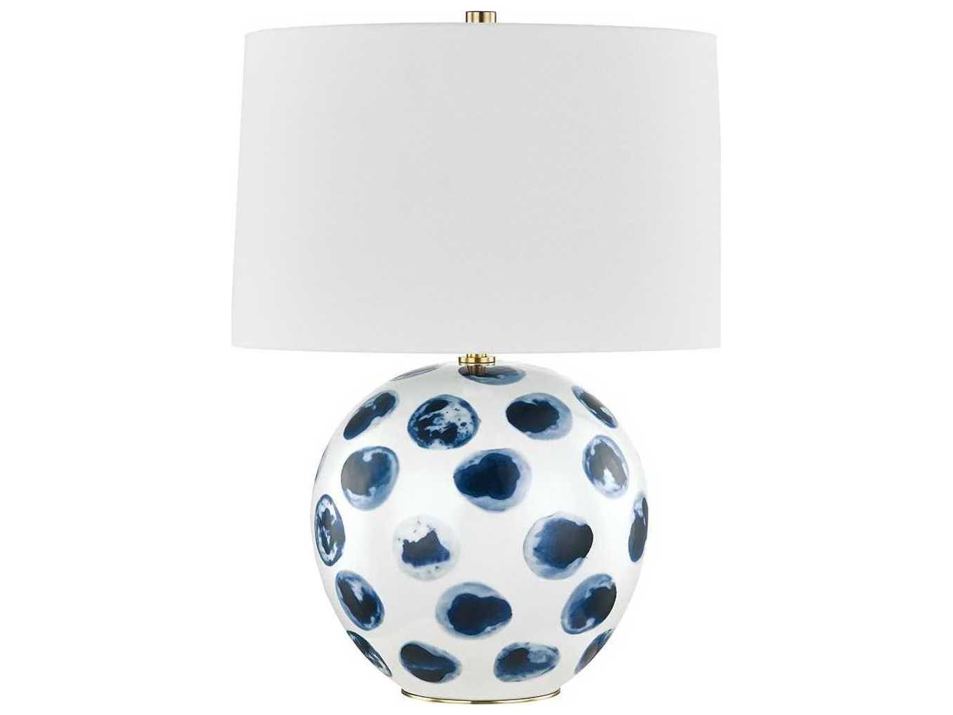 Hudson Valley Blue Point White Dots Table Lamp