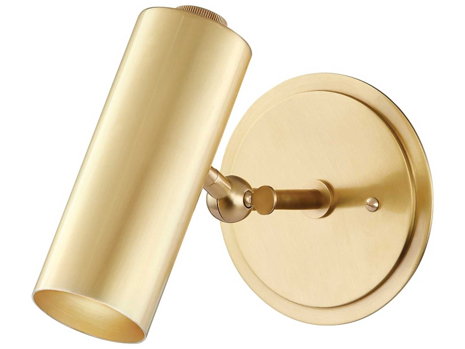 Hudson Valley Bushwick 1-Light Aged Brass Wall Sconce