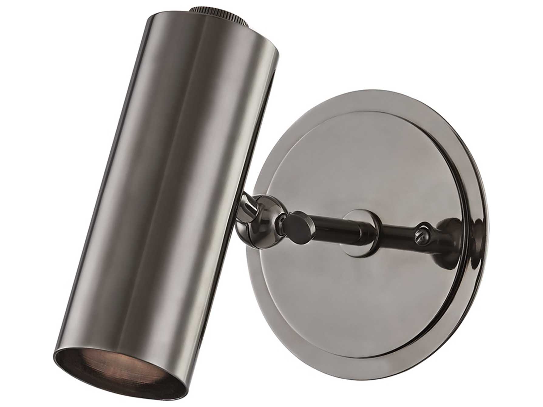 Hudson Valley Bushwick 1-Light Black Nickel Wall Sconce