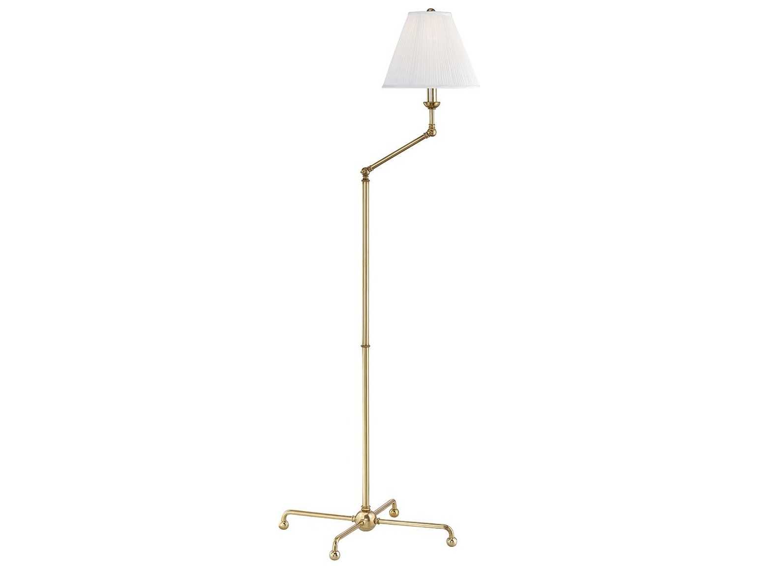 Hudson Valley Classic Aged Brass Floor Lamp