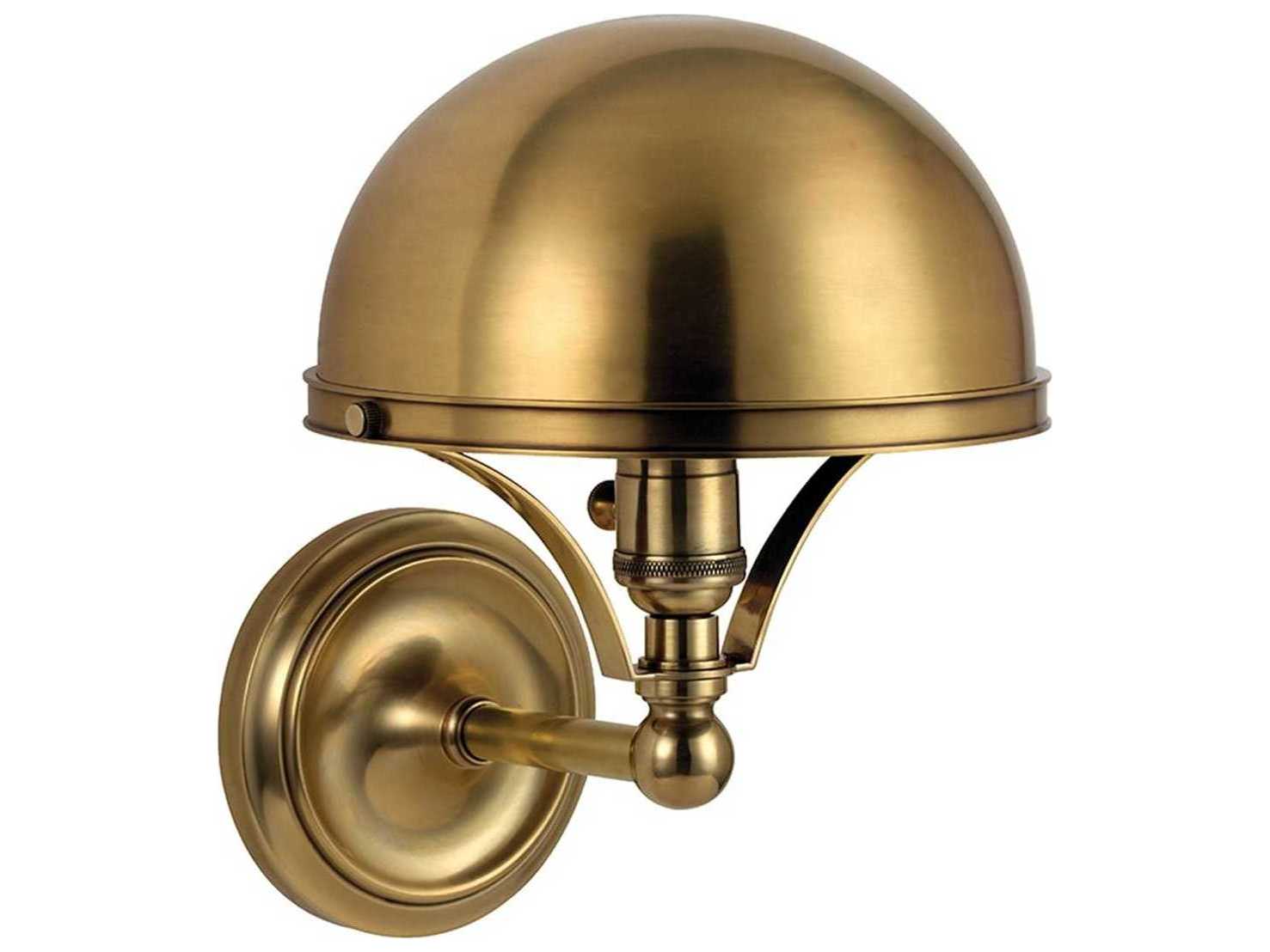 Hudson Valley Covington 1-Light Aged Brass Wall Sconce