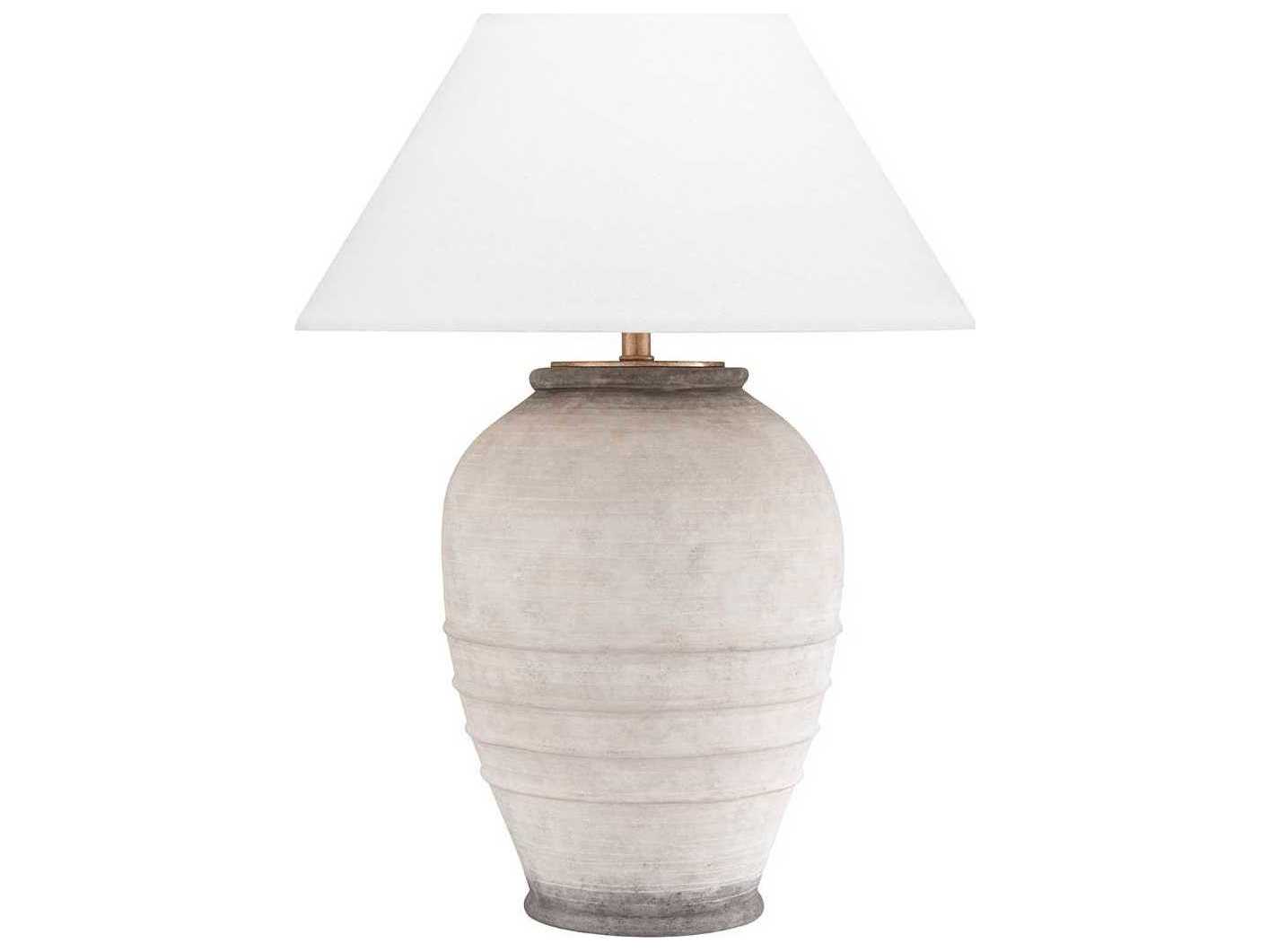 Hudson Valley Decatur Ash Gray Buffet Lamp