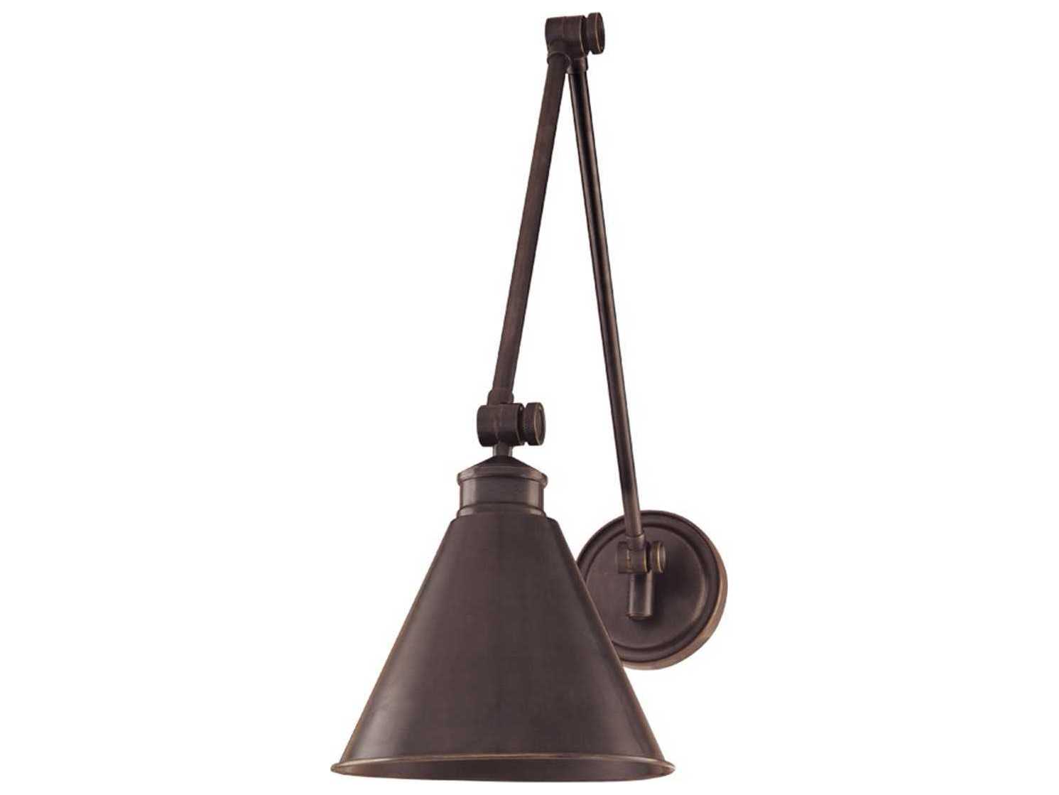 Hudson Valley Exeter 1 - Light Glass Swing Arm