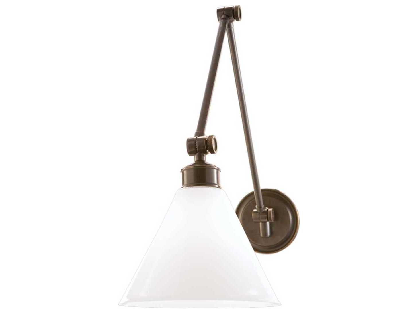 Hudson Valley Exeter 1 - Light Glass Swing Arm