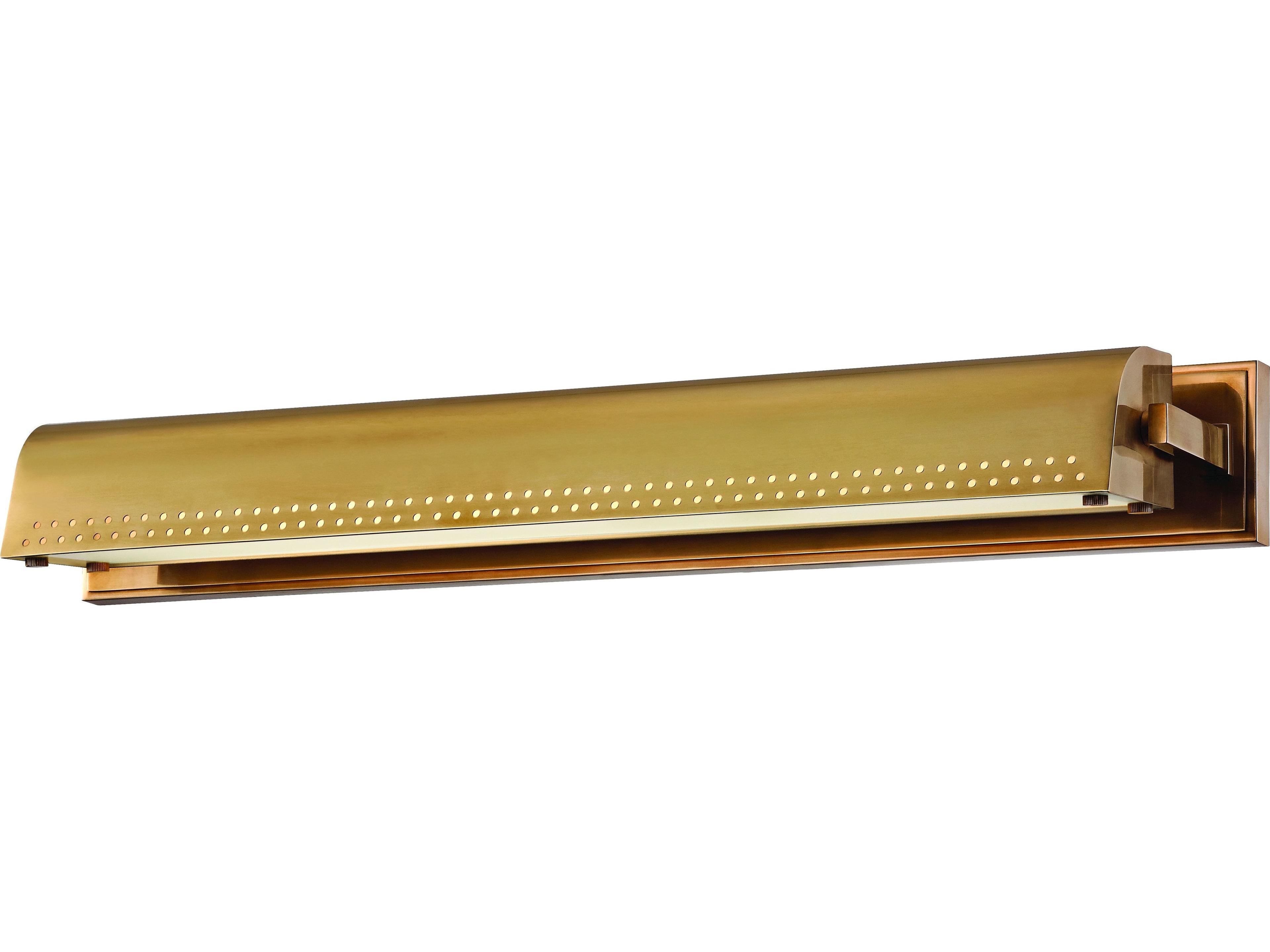 Hudson Valley Garfield 1-Light Aged Brass LED Picture Light