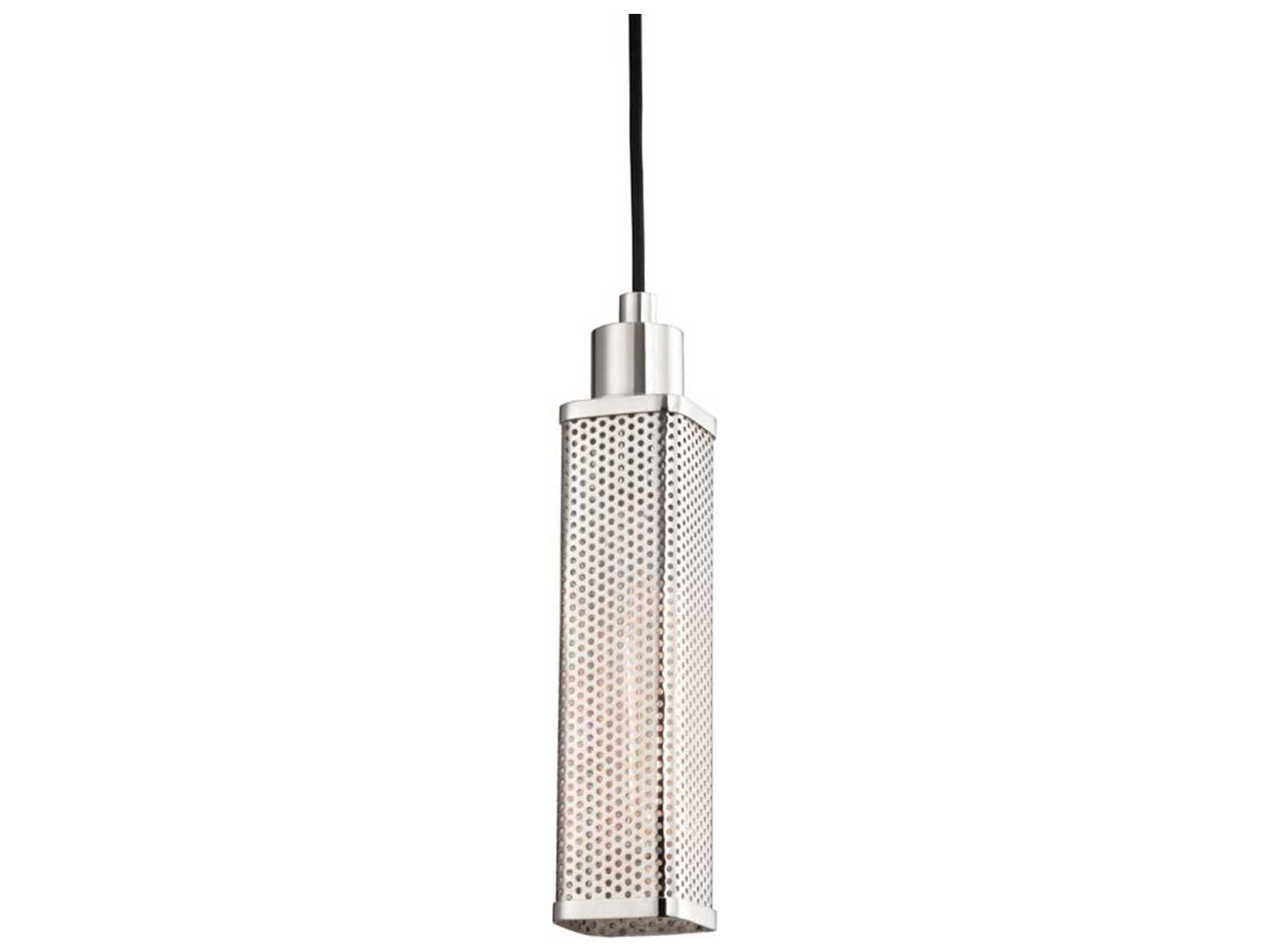 Hudson Valley Gibbs 1-Light Polished Nickel Mini Pendant
