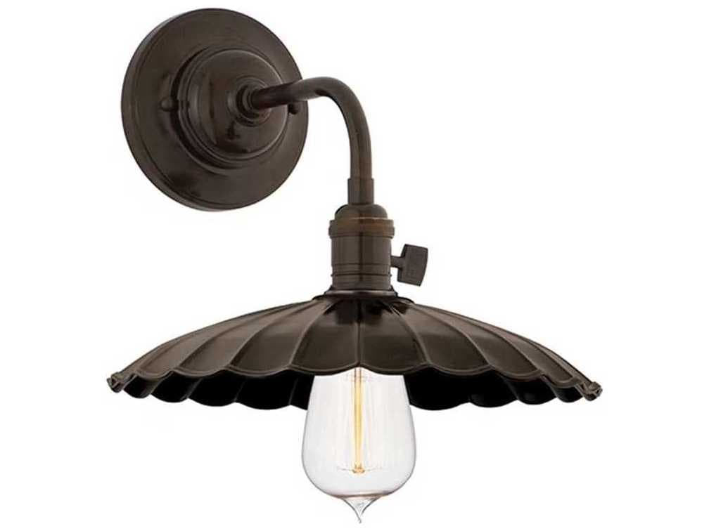 Hudson Valley Heirloom 1-Light Old Bronze Wall Sconce