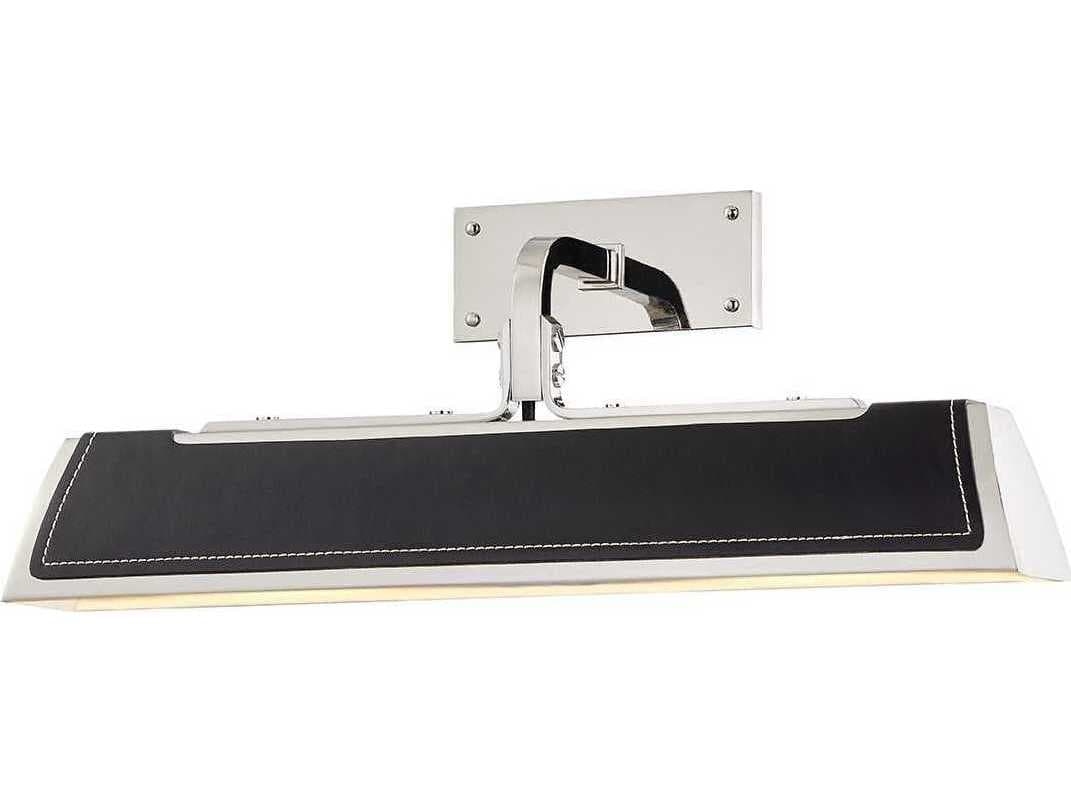 Hudson Valley Holtsville 2-Light Burnished Nickel Black LED Picture Light