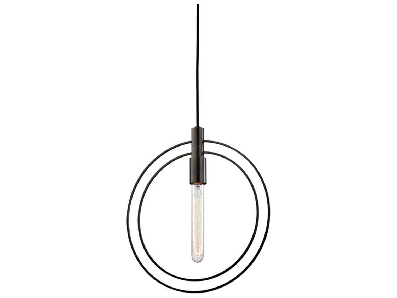 Hudson Valley Masonville 1-Light Old Bronze Round Pendant