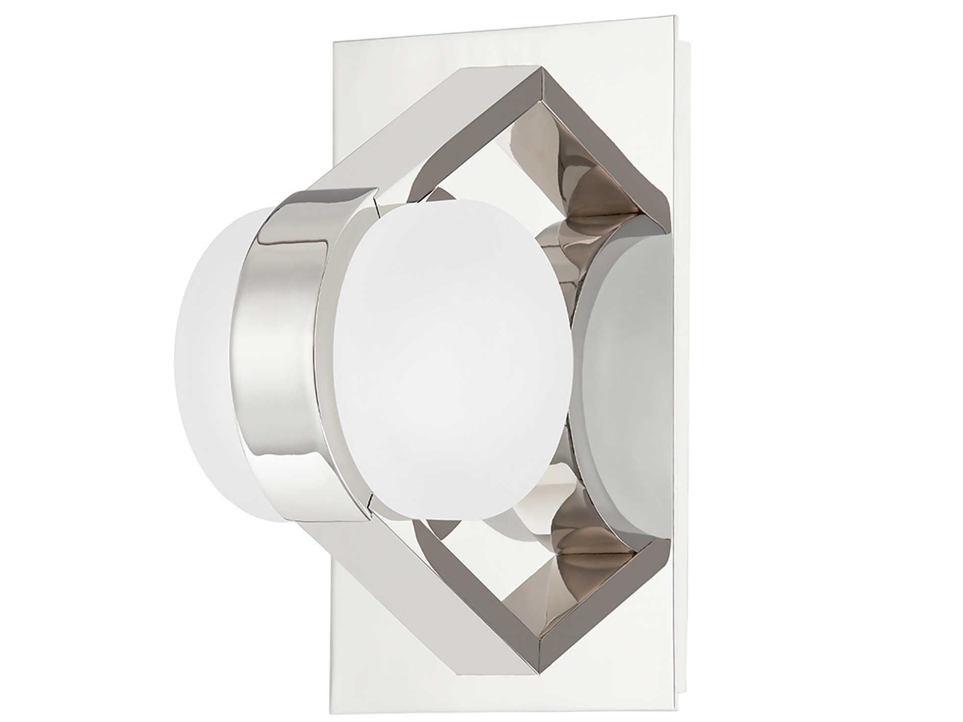 Hudson Valley Orbit 1-Light Polished Nickel LED Wall Sconce