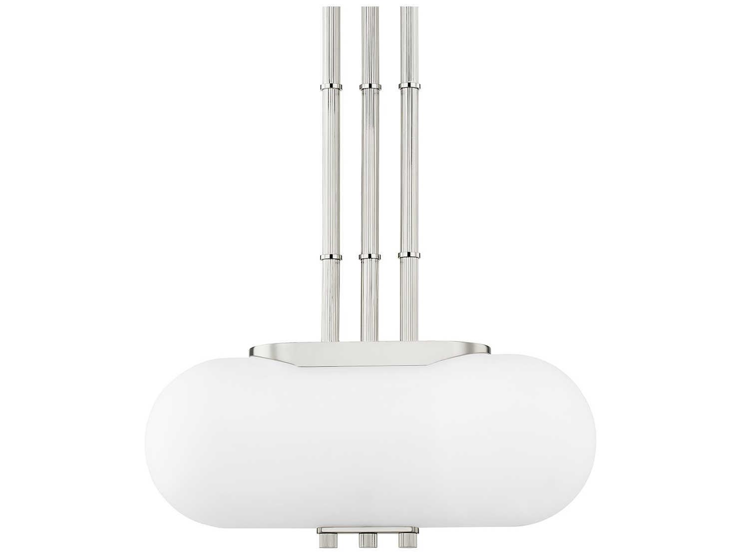 Hudson Valley Palisade 2-Light Burnished Nickel Pendant