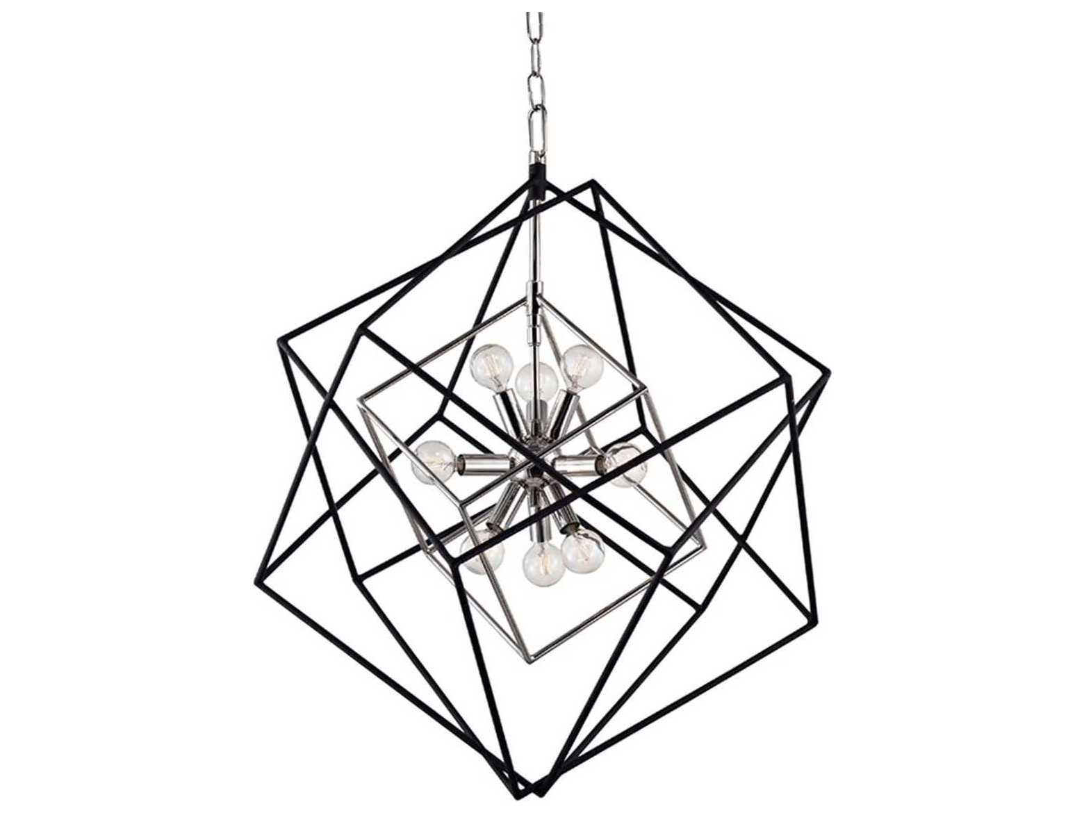 Hudson Valley Roundout 9-Light Polished Nickel Pendant