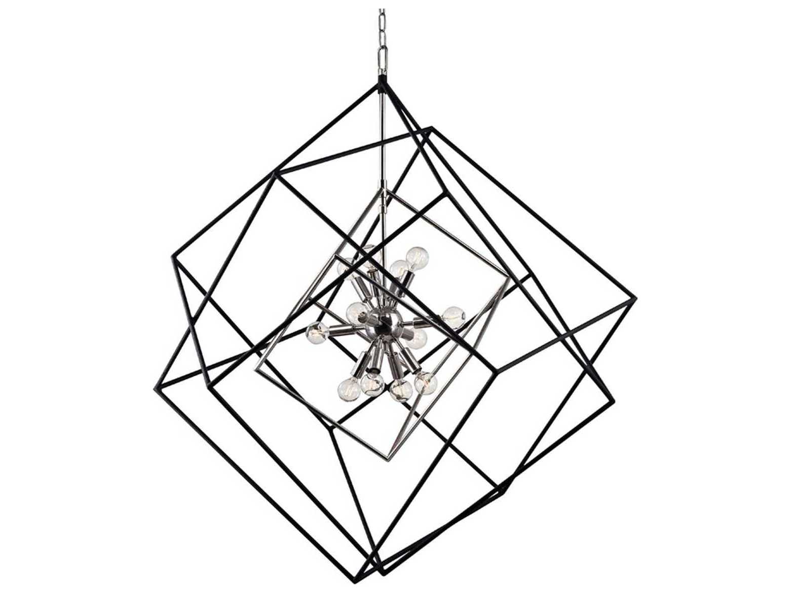 Hudson Valley Roundout 12-Light Polished Nickel Pendant