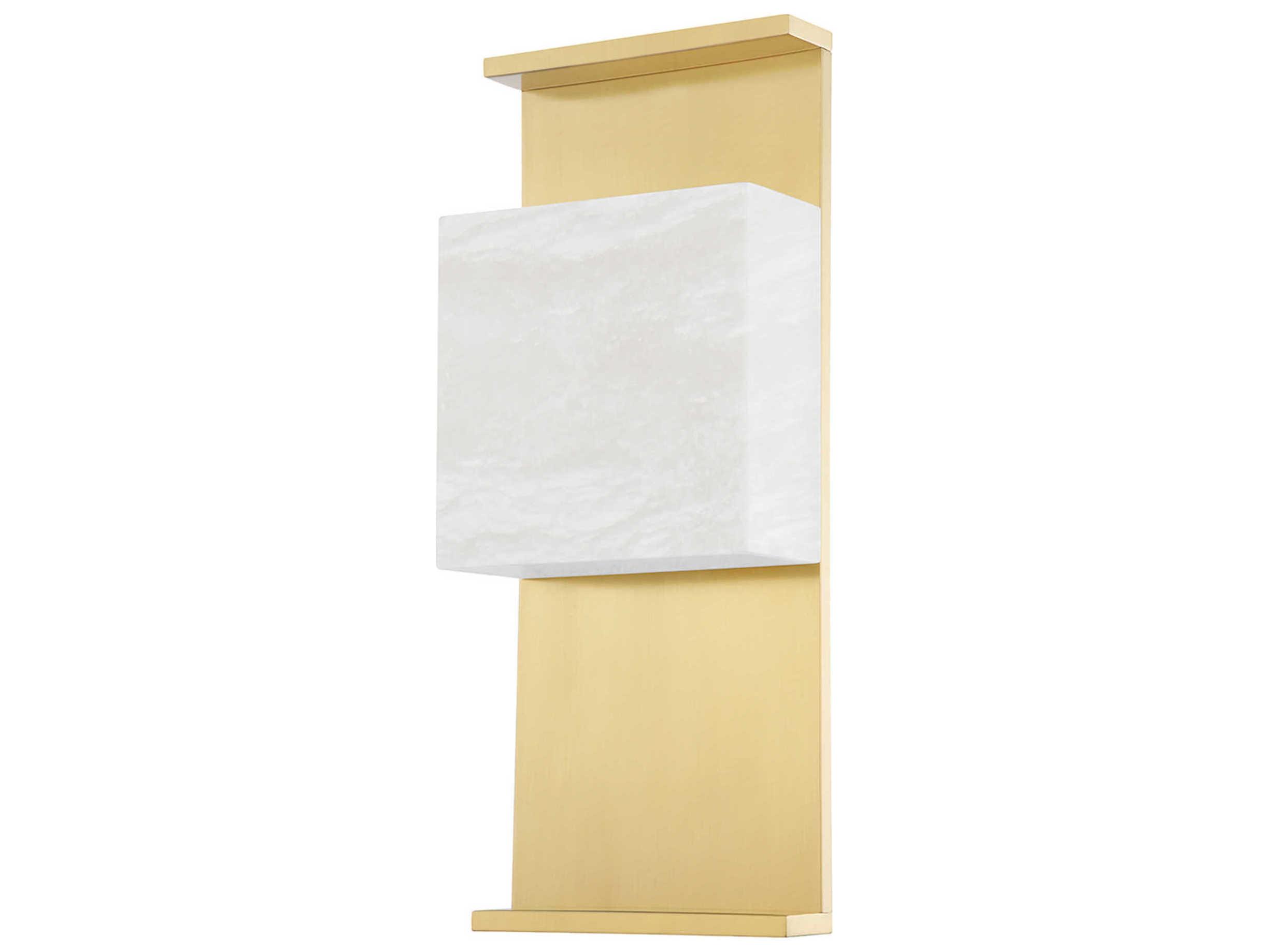 Hudson Valley Stern 2-Light Aged Brass LED Wall Sconce