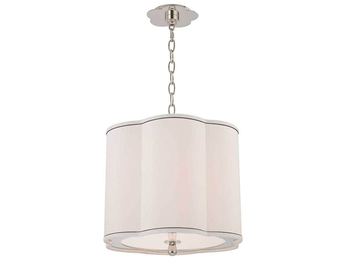 Hudson Valley Sweeny 3-Light Polished Nickel White Pendant