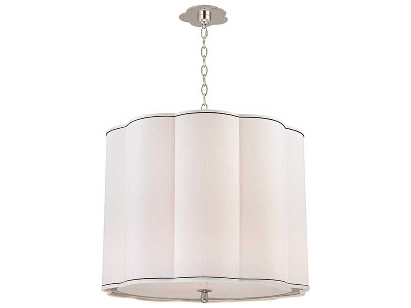 Hudson Valley Sweeny 5-Light Polished Nickel White Pendant