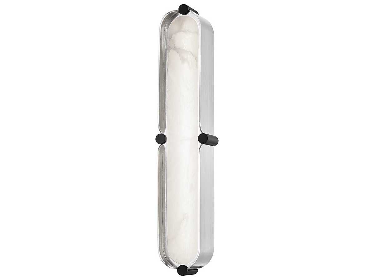 Hudson Valley Tribeca 1-Light Burnished Nickel Black LED Vanity Light