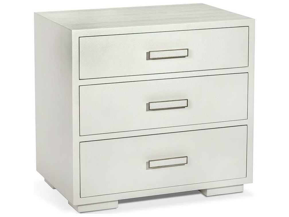 Interlude Home Portia 3-Drawers Chest Nightstand