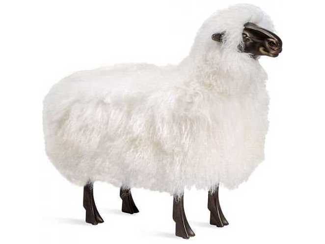 Interlude Home Antique Bronze/ Ivory Sculpture