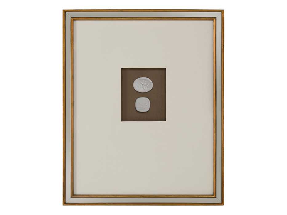 John Richard Mahogany Intaglio-IV Painting