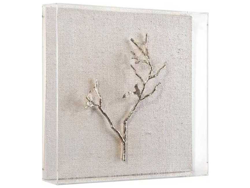 John Richard Silver Branches-III Shadow Box