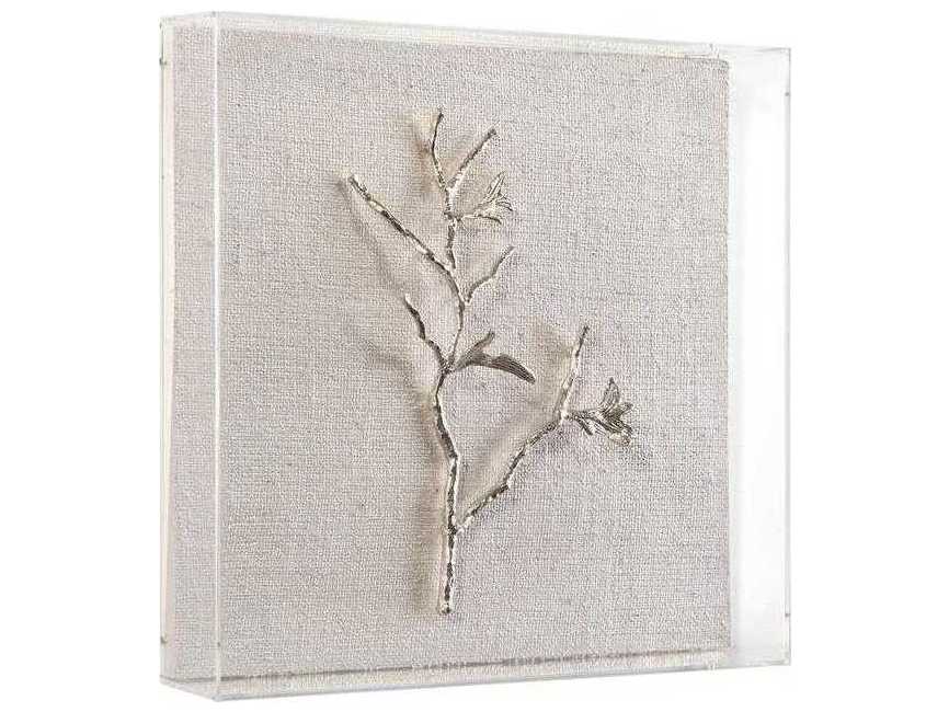 John Richard Silver Branches-IV Shadow Box