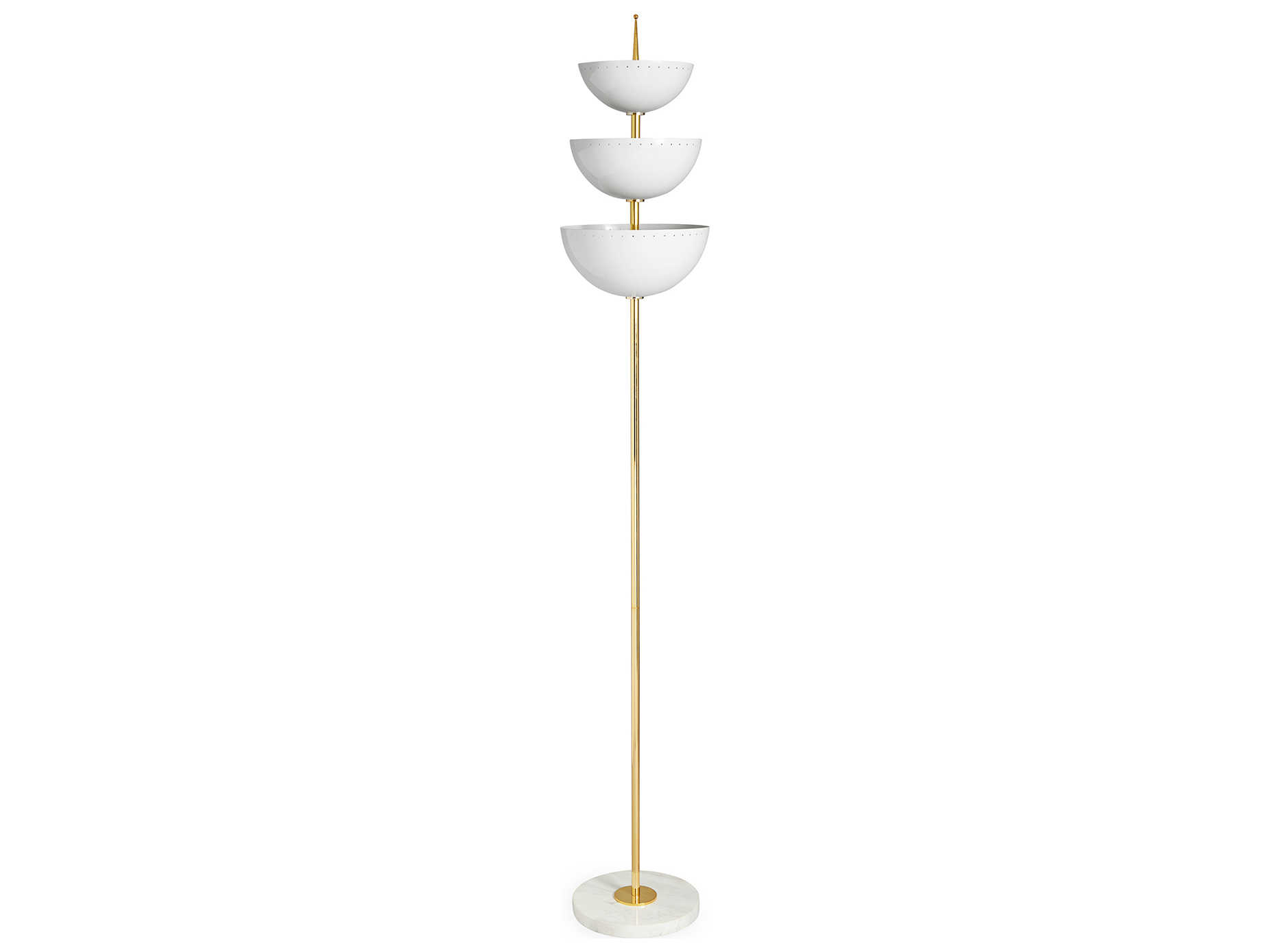 Jonathan Adler Lisbon Ivory White Floor Lamp