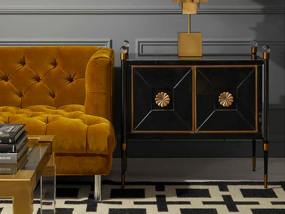 Jonathan Adler Rider Black Accent Chest