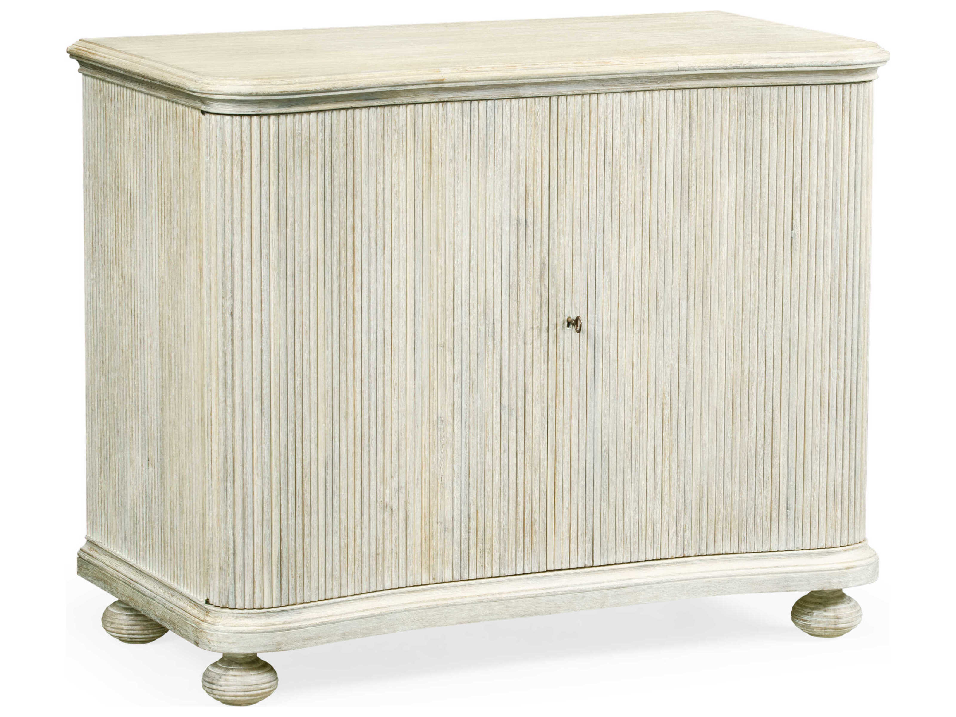 Jonathan Charles William Yeoward Washed Acacia White Wood Accent Chest