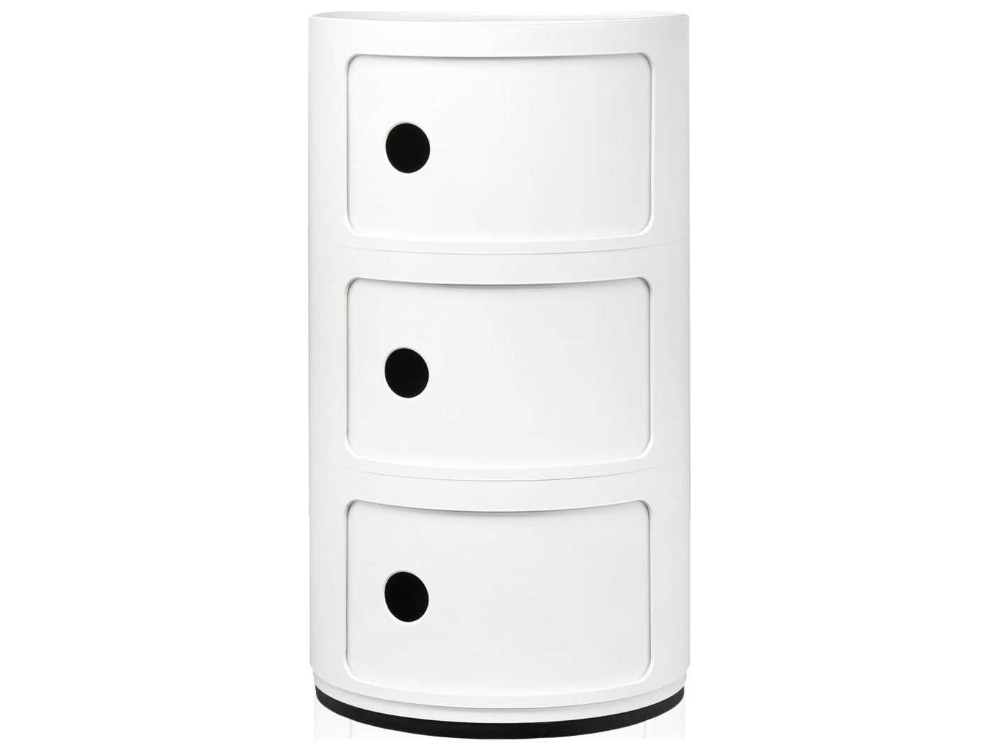 Kartell Componibili White File Cabinet