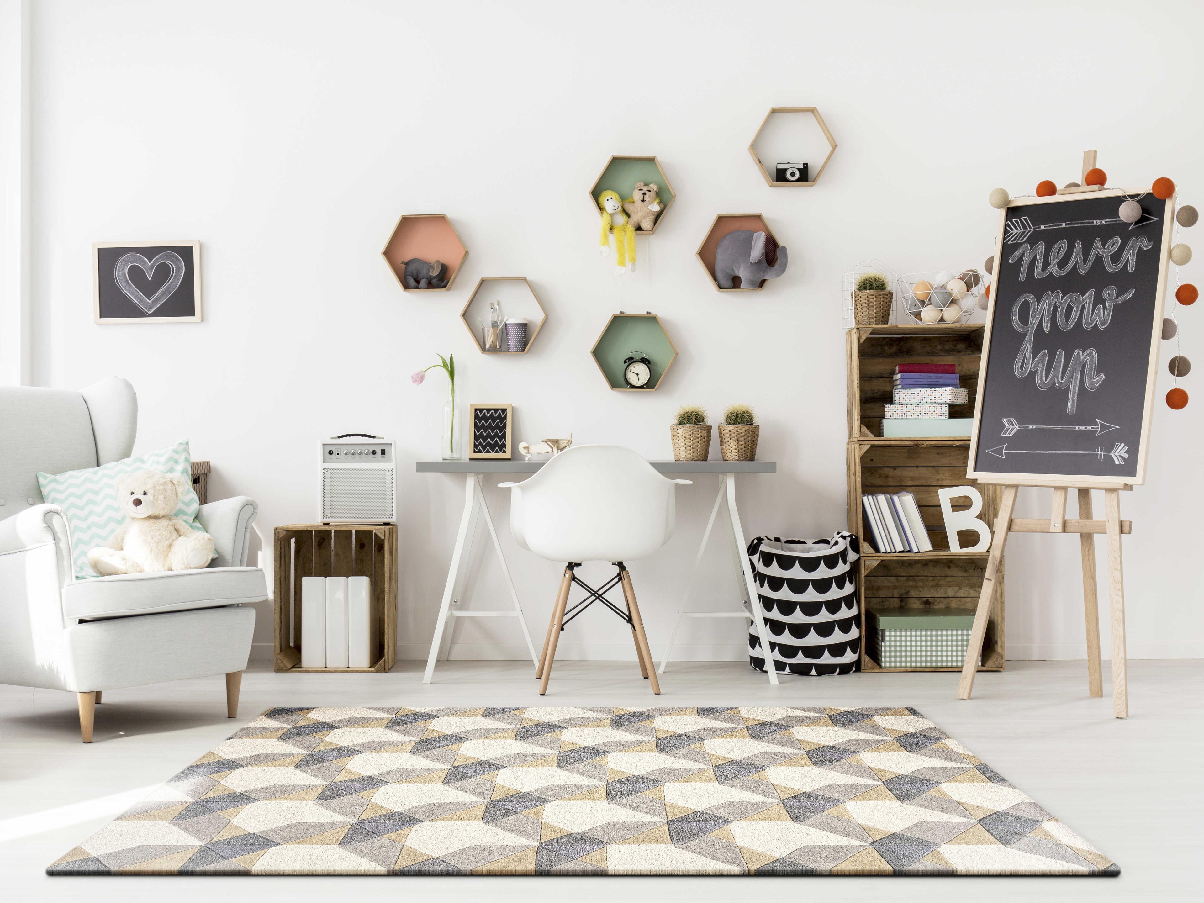 KAS Eternity Geometric Area Rug