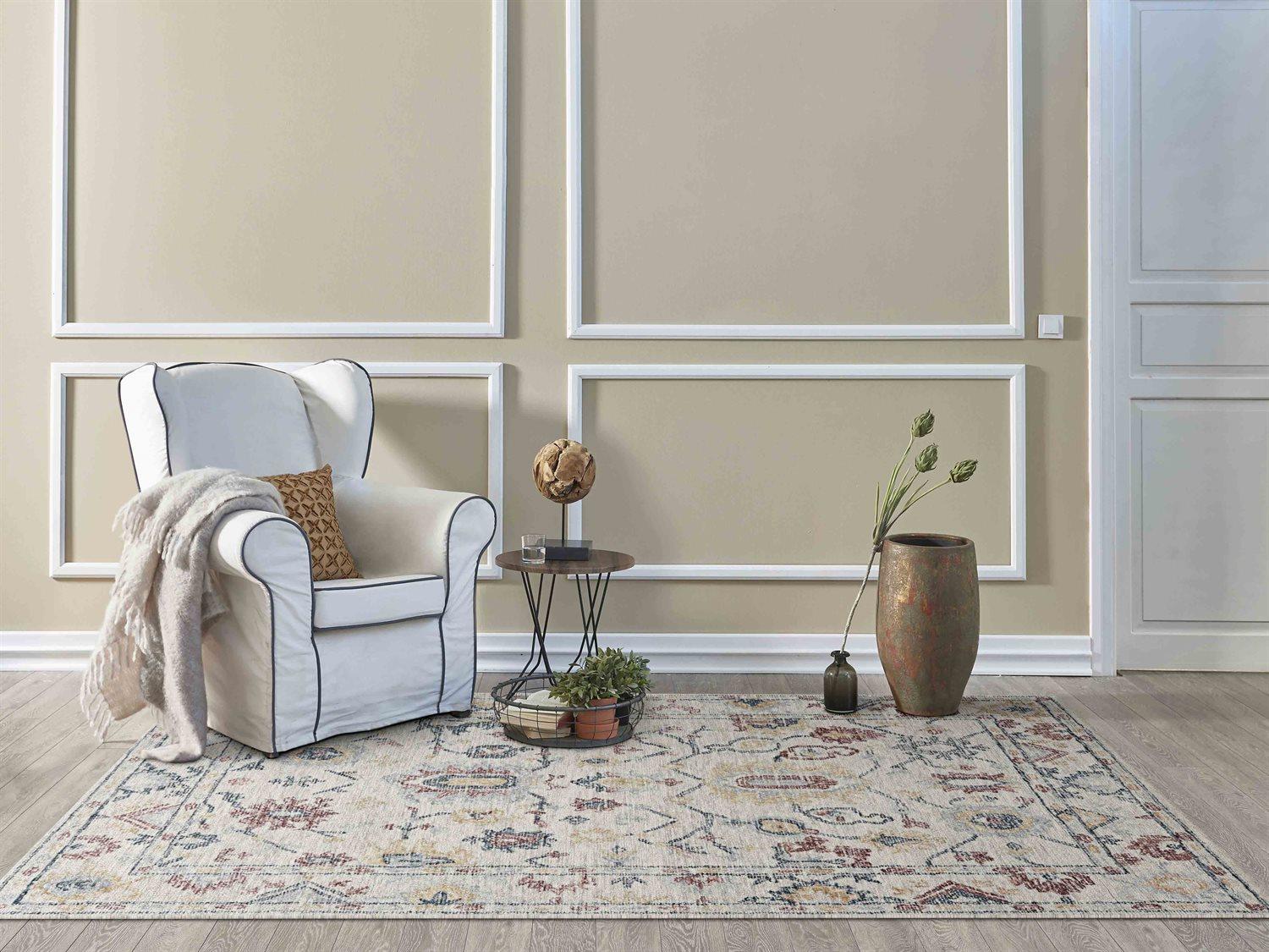 KAS Hudson Bordered Area Rug