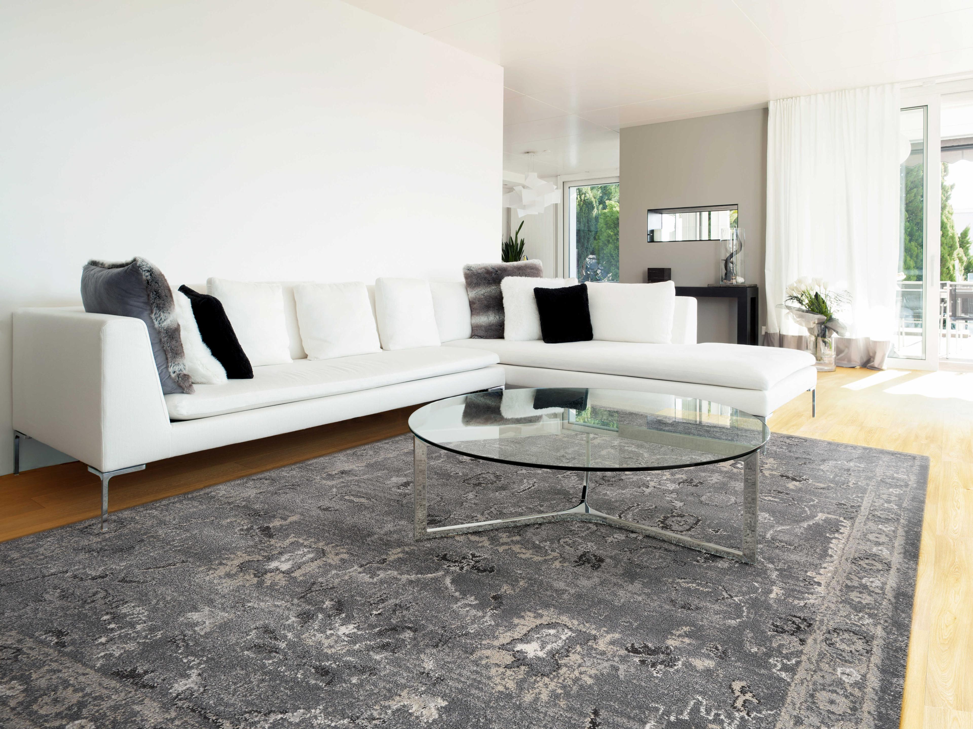 KAS Hue Bordered Area Rug