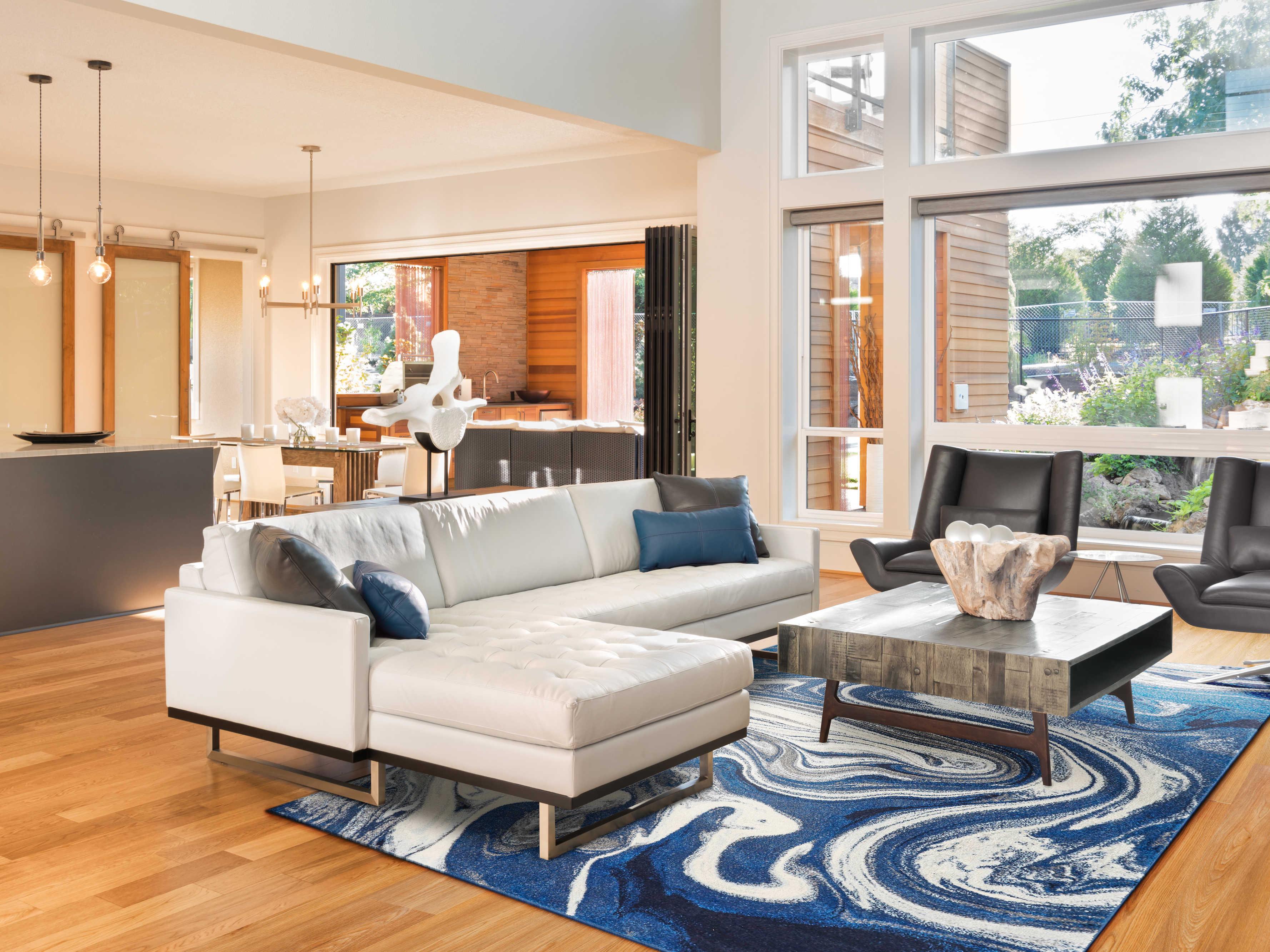 KAS Watercolors Abstract Area Rug