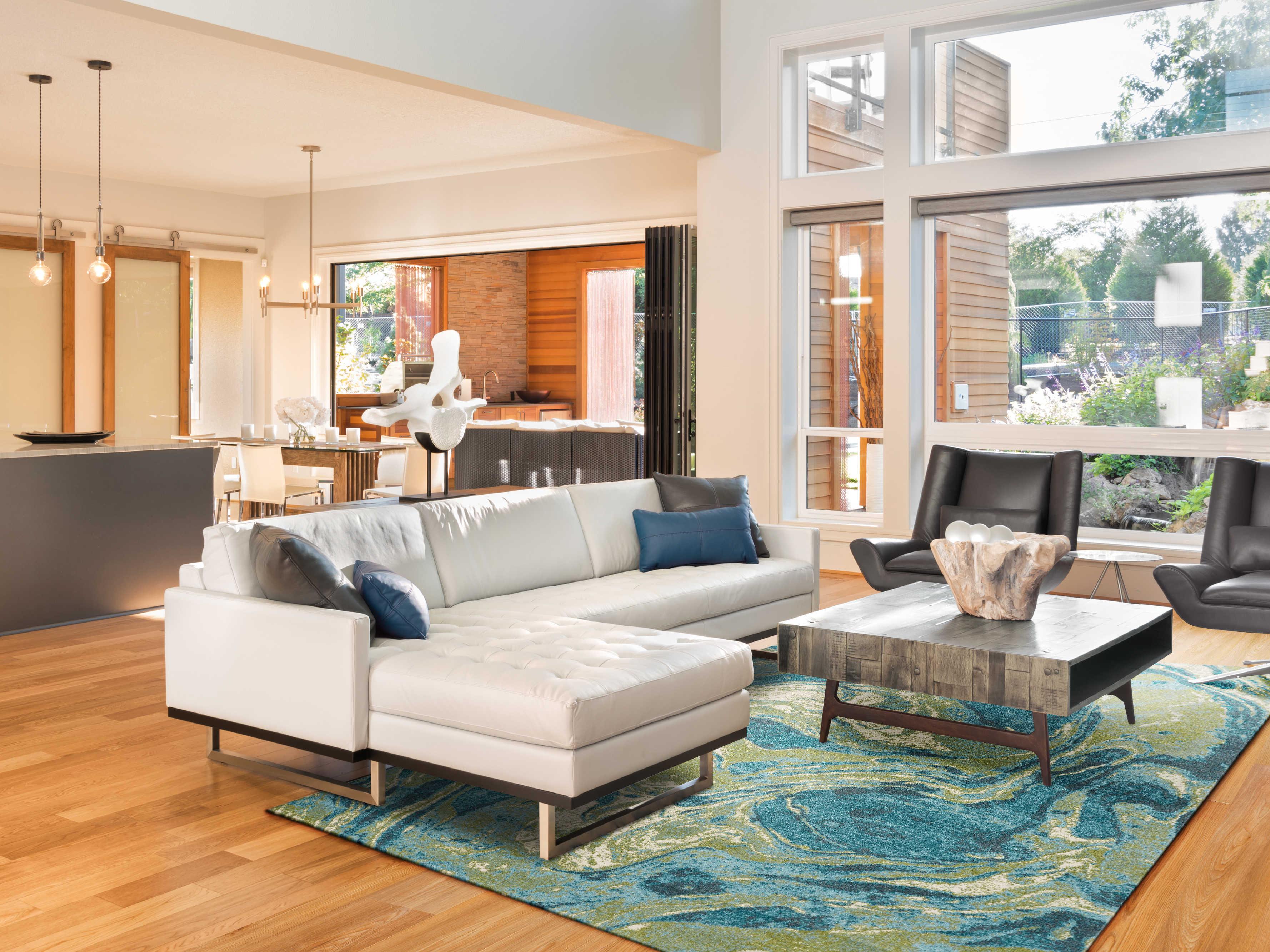 KAS Watercolors Abstract Area Rug