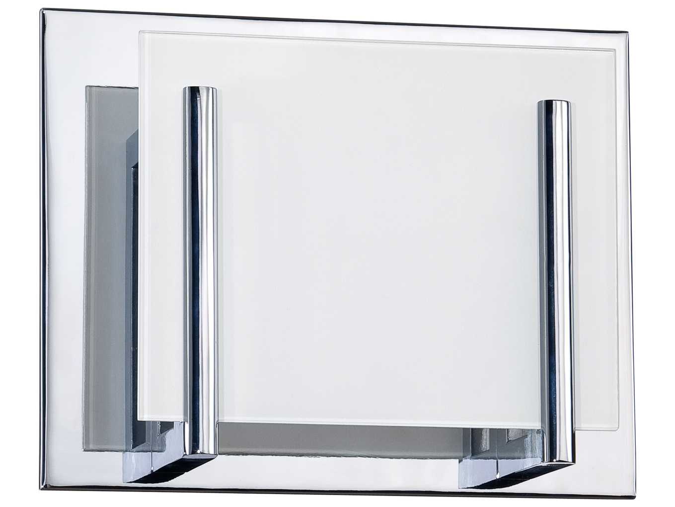 Kendal Aurora Chrome Glass Wall Sconce