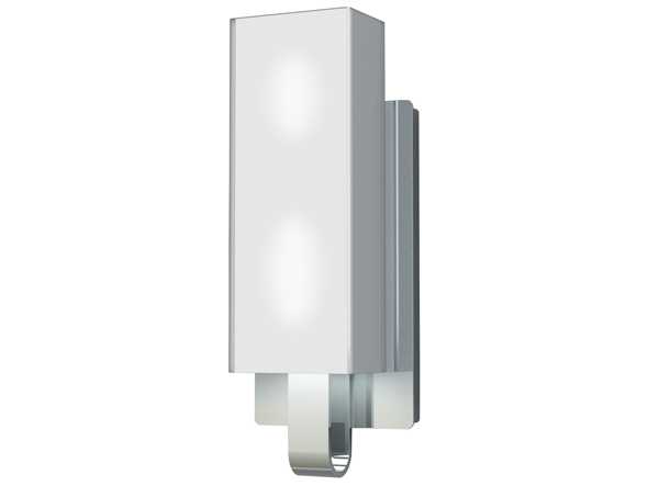 Kendal Larissa Chrome Glass Vanity Light