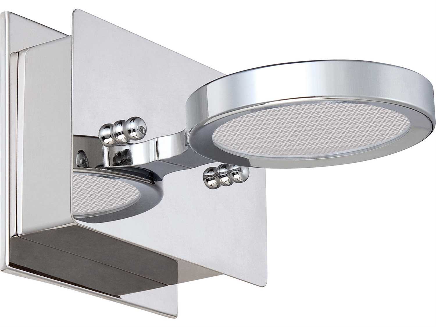 Kendal Milan Chrome Glass LED Vanity Light