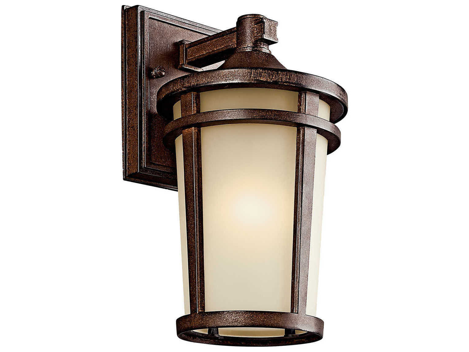 Kichler Atwood 1 - Light Glass Outdoor Wall Light
