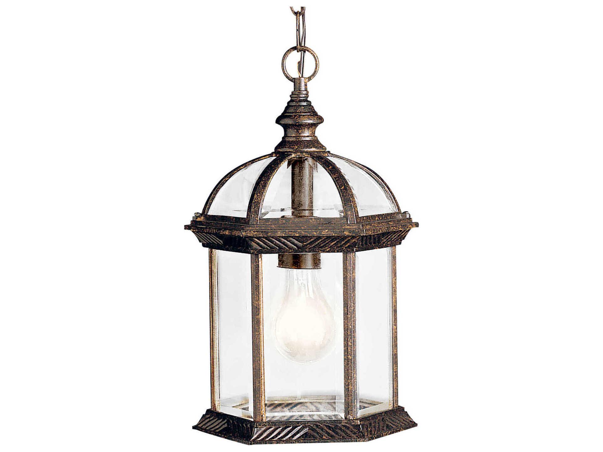 Kichler Barrie 1 - Light Glass Outdoor Hanging Light