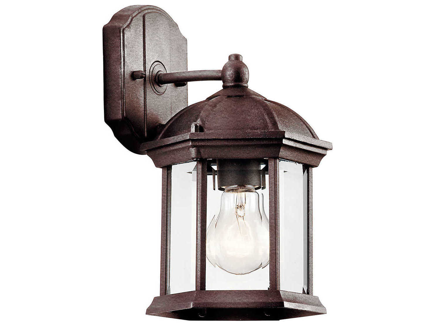 Kichler Barrie 1 - Light Glass Outdoor Wall Light