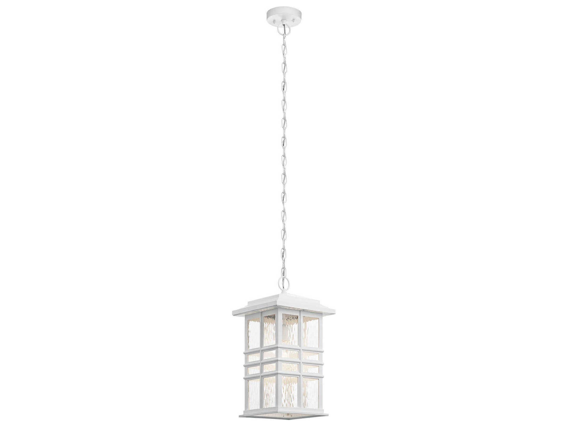 Kichler Beacon Square 1 - Light Glass Outdoor Hanging Light