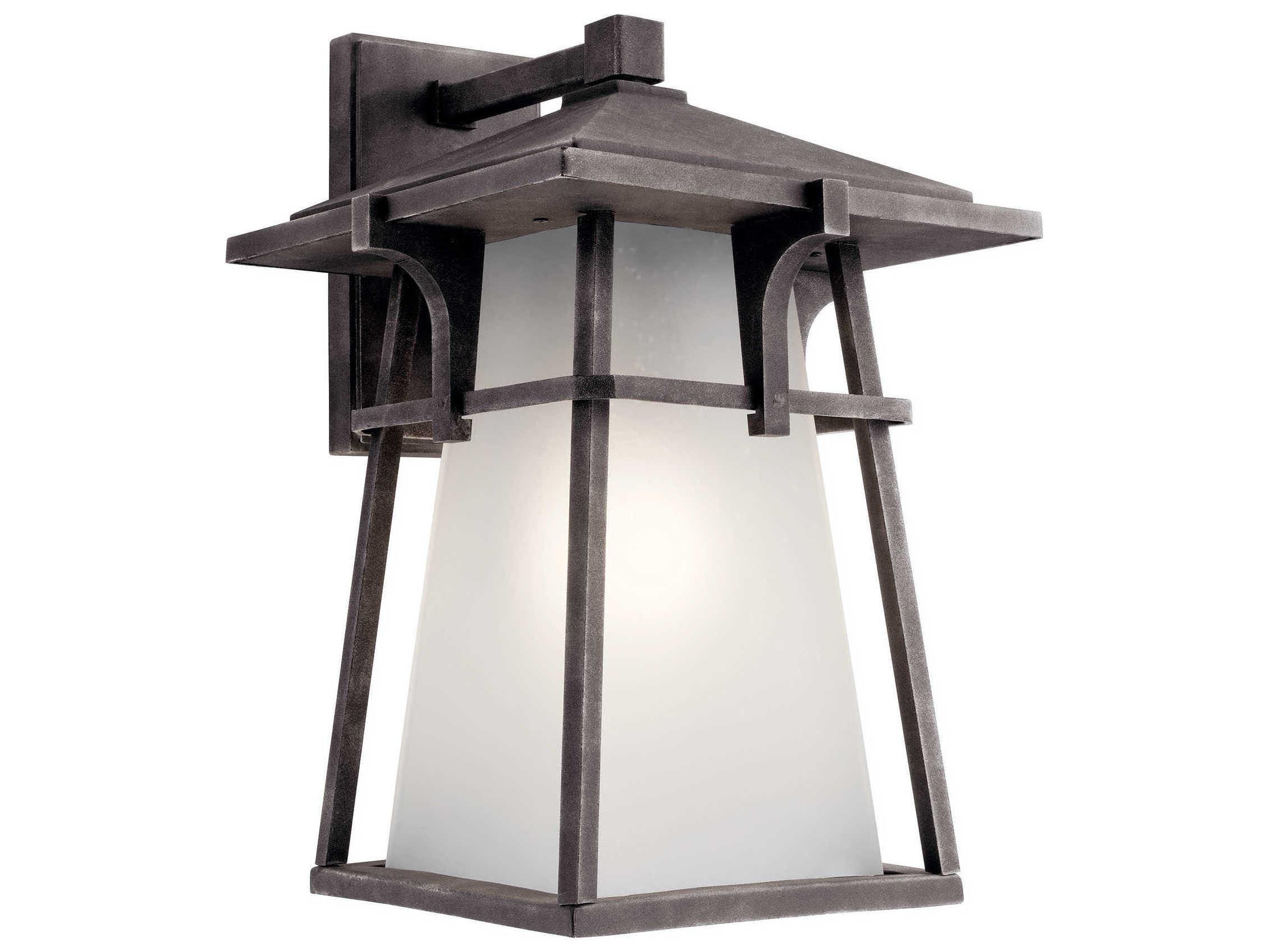 Kichler Beckett 1 - Light Glass Outdoor Wall Light